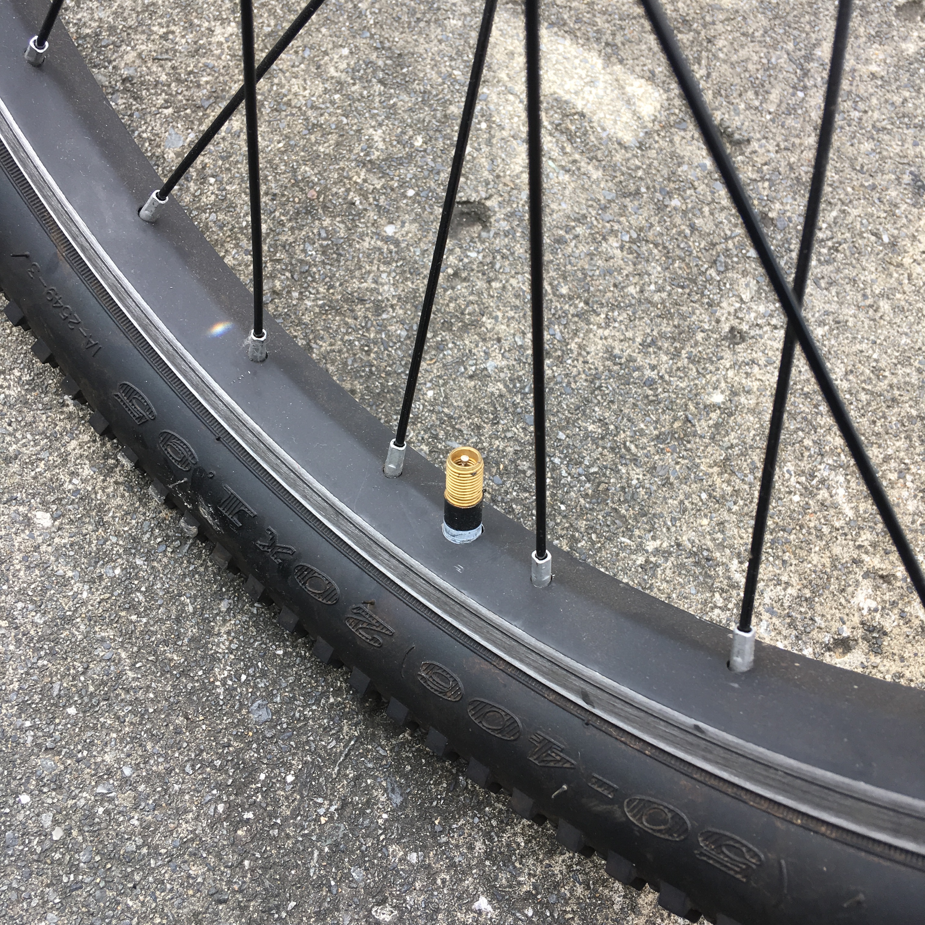 米式バルブ自転車の空気入れ Giant Xtc Jrlite